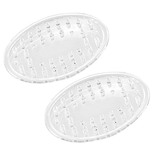 0099567442347 - INTERDESIGN SMALL SOAP SAVER, CLEAR, 2-PACK
