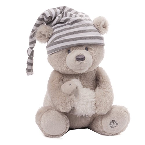 0099717778500 - GUND BABY ANIMATED STUFFED TEDDY BEAR, SLEEPY TIME
