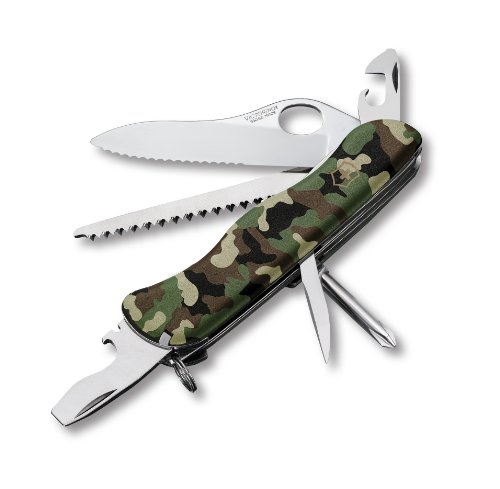 0997354015050 - VICTORINOX SWISS ARMY ONE HAND TREKKER CAMO POCKET KNIFE
