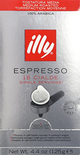 0999000609224 - ILLY CAFFE ESPRESSO 18-COUNT E.S.E. PODS VARIETY PACK (1 DARK ROAST, 1 MEDIUM ROAST)