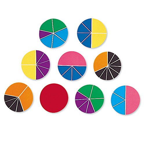 0099963388249 - LEARNING RESOURCES DELUXE RAINBOW FRACTION CIRCLES