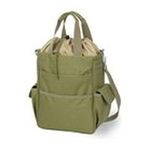 0099967200264 - COCA-COLA CARRYING CASE (TOTE) FOR TRAVEL ESSENTIAL - OLIVE - WATER PROOF - POLYESTER CANVAS