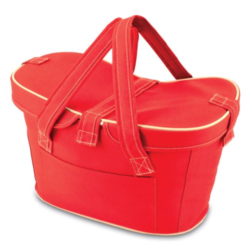 0099967246415 - PICNIC TIME MERCADO INSULATED COOLER BASKET, RED