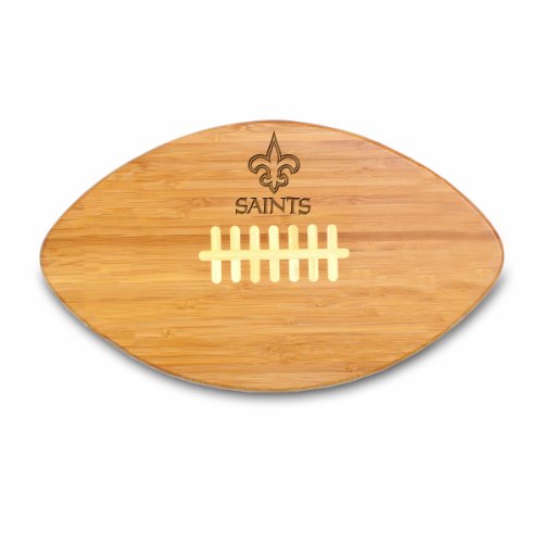 0099967271851 - NFL NEW ORLEANS SAINTS TOUCHDOWN PRO! BAMBOO CUTTING BOARD, 16-INCH