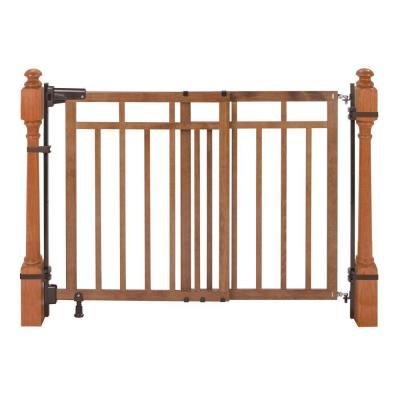 9998545454567 - SUMMER INFANT 33 INCH H BANISTER AND STAIR GATE WITH DUAL INSTALLATION KIT TOP O