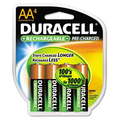 0999990973299 - PRECHARGED RECHARGEABLE BATTERIES, AA, PK4