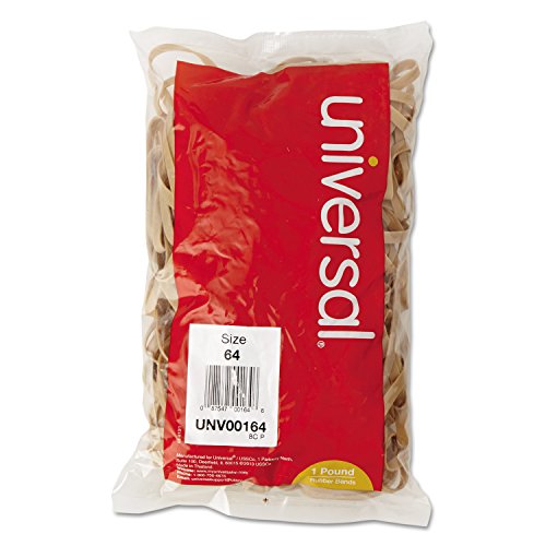 0999992246353 - UNIVERSAL RUBBER BANDS, SIZE 64, 3-1.2 X 1/4, 320 BANDS/1LB PACK