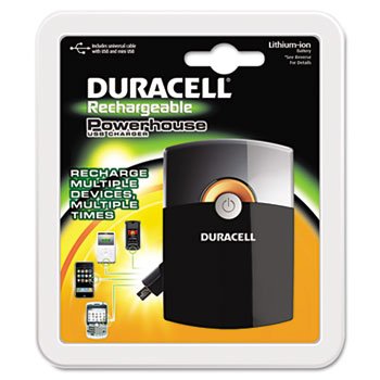 0999992695526 - DURACELL PPS3US0001 POWERHOUSE CHARGER, UNIVERSAL CABLE W/USB & MINI-USB