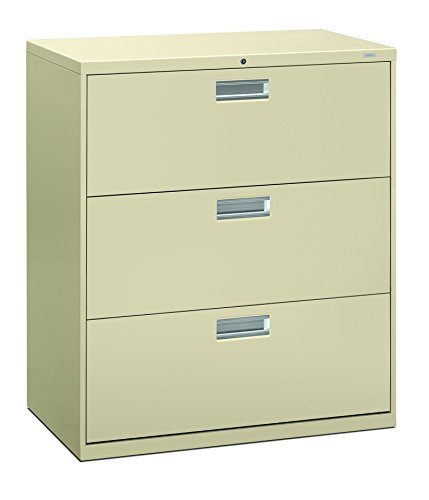 0999992707366 - HON 683LL 600 SERIES 36-INCH BY 19-1/4-INCH 3-DRAWER LATERAL FILE, PUTTY
