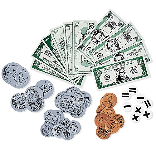 0999992768596 - LEARNING RESOURCES LER0080 MAGNETIC MONEY, 54-PIECE BOXED SET, GRADES K - 4