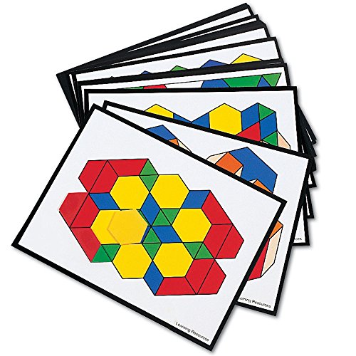 0999992768657 - LEARNING RESOURCES PATTERN BLOCK DESIGN CARDS