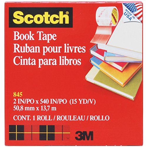 Scotch Book Tape 845 2 Inches x 15 Yards
