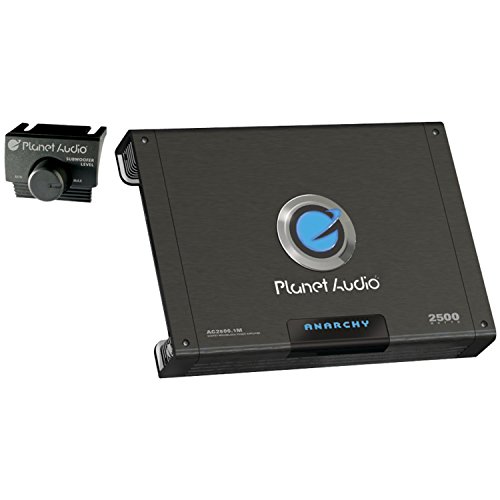 0999992888584 - PLANET AUDIO AC2500.1M ANARCHY 2500-WATTS MONOBLOCK CLASS A/B 1 CHANNEL 2 OHM STABLE AMPLIFIER