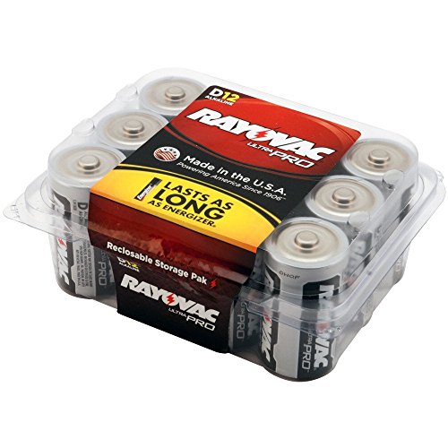 0999992985962 - RAYOVAC ALKALINE D BATTERIES, 12-PACK WITH RECLOSEABLE LID (ALD-12)