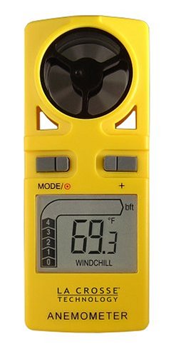 0999993369853 - LA CROSSE TECHNOLOGY EA-3010U HANDHELD TRAVEL ANEMOMETER WITH BACKLIGHT AND INCLUDED NECK LANYARD