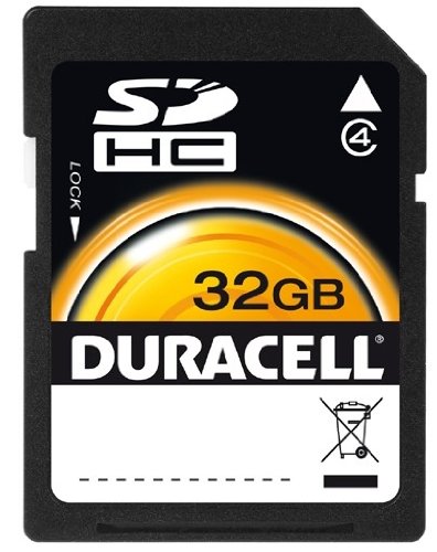 0999993584966 - DURACELL 32 GB CLASS 4 SECURE DIGITAL CARD DU-SD-32GB-R