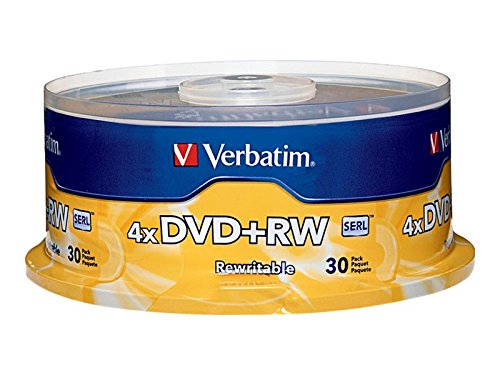 0999993835266 - VERBATIM 4.7 GB 1X- 4X REWRITABLE DISC DVD PLUS RW, 30 DISC SPINDLE 94834