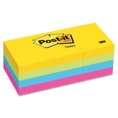 0999993983462 - POST-IT NOTES, 3 IN X 3 IN, JAIPUR COLLECTION, 5 PADS/PACK