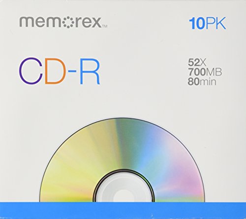 0999994388259 - MEMOREX 700MB 52X CD-R (10 -PACK)