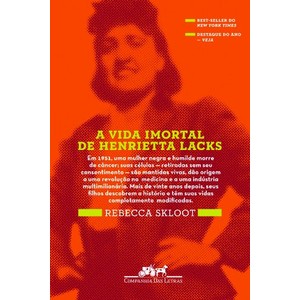 9788535918151 - A VIDA IMORTAL DE HENRIETTA LACKS - REBECCA SKLOOT