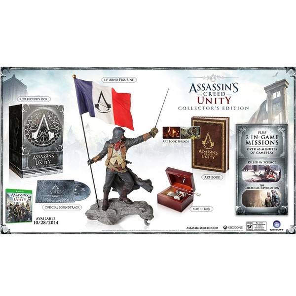 0887256301316 - ASSASSIN'S CREED UNITY COLLECTORS EDITION XBOX ONE BLU-RAY