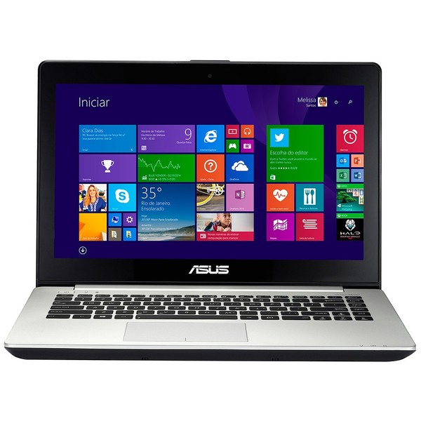 7898573291603 - NOTEBOOK ULTRAFINO ASUS VIVOBOOK S451LA-CA047H INTEL CORE I7 8GB 500GB TELA LED 14 TOUCH WINDOWS 8 - PRETO