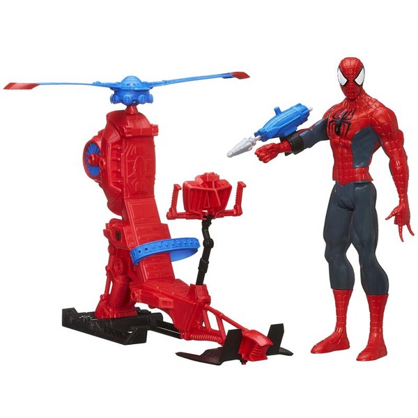 5010994792992 - BONECO HASBRO MARVEL TITAN HERO HOMEM ARANHA COM HELICÓPTERO