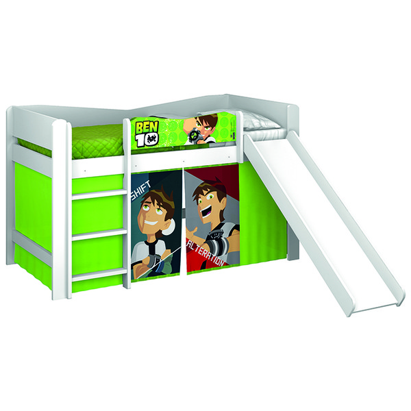 7893530045466 - CAMA PURA MAGIA BEN 10 PLAY COM TENDA E ESCORREGADOR INFANTIL