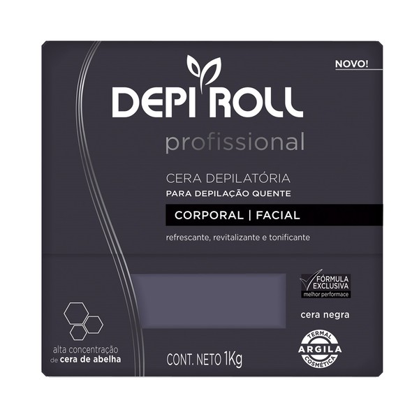 7898567750116 - CERA QUENTE DEPI ROLL NEGRA POTE