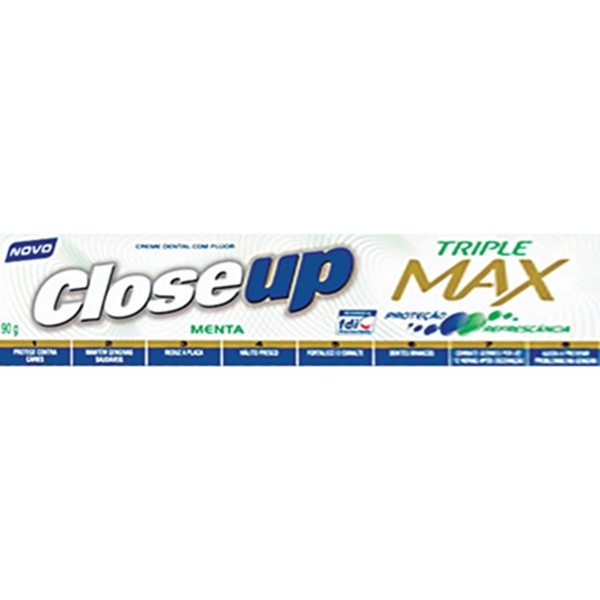 7891150001312 - CLOSE UP TRIPLE MAX MENTA