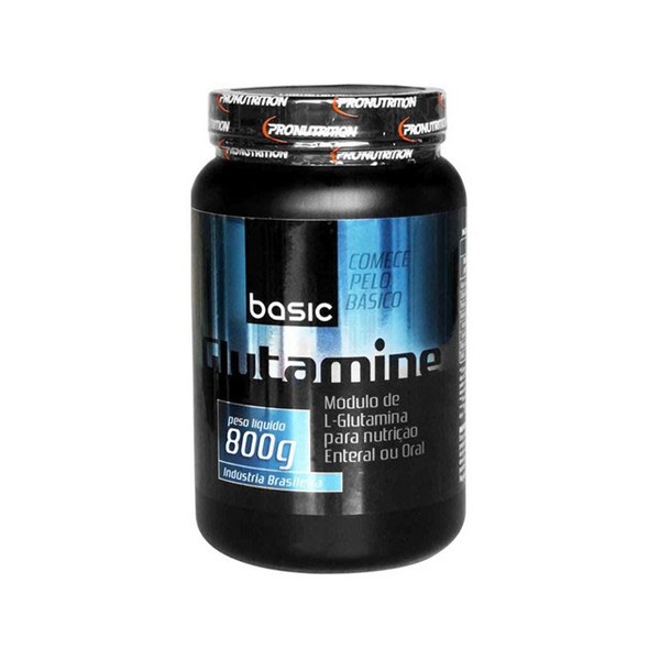 7898507326708 - ESPORTIVO BASIC GLUTAMINE POTE PÓ 800 GRAMAS