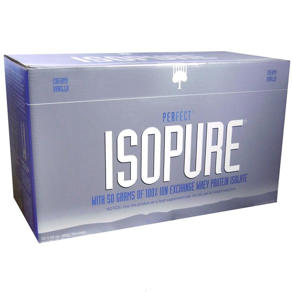 0660726515259 - ESPORTIVO PERFECT LABS ISOPURE CAIXA 20 PACKS