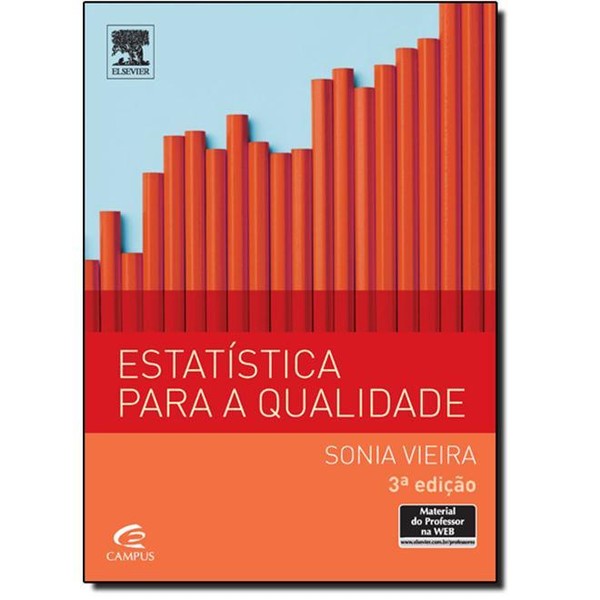 9788535278521 - ESTATÍSTICA PARA A QUALIDADE - SONIA VIEIRA