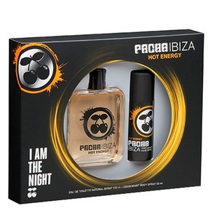 8411061755327 - ESTOJO HOT ENERGY (DESODORANTE) PACHA IBIZA EAU DE TOILETTE MASCULINO