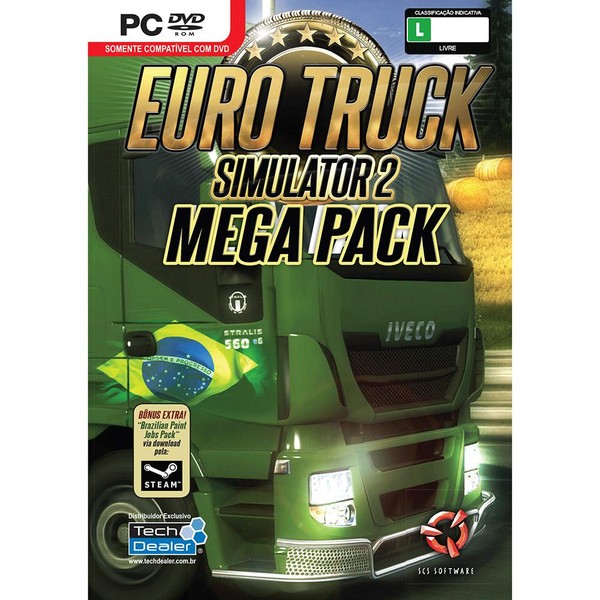 7898581050476 - EURO TRUCK SIMULATOR 2 MEGA PACK PC DVD