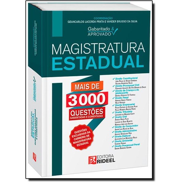 9788533934153 - GABARITADO E APROVADO: MAGISTRATURA ESTADUAL - GEANCARLOS LACERDA PRATA