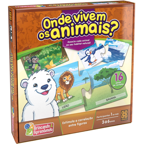 7891219023989 - GROW ONDE VIVEM OS ANIMAIS?