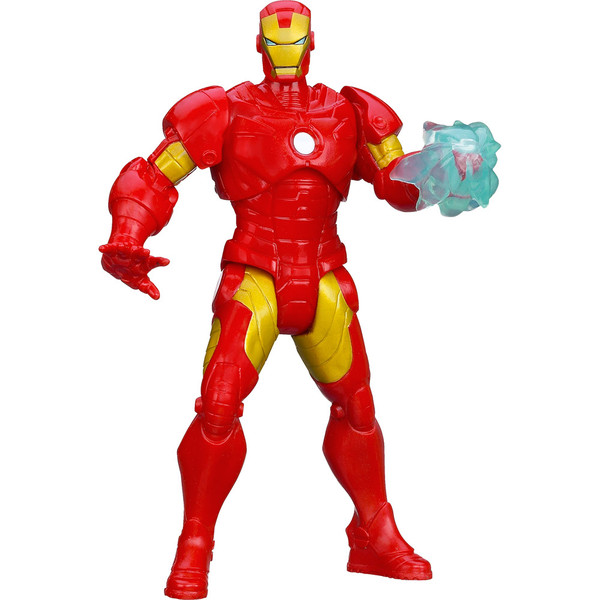 1069100462018 - HASBRO MARVEL AVENGERS ASSEMBLE MIGHTY BATTLERS ARC STRIKE HOMEM DE FERRO