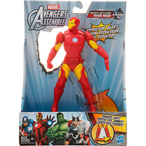 1069115009574 - HASBRO MARVEL AVENGERS ASSEMBLE MIGHTY BATTLERS HOMEM DE FERRO