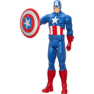 5010994812874 - HASBRO MARVEL AVENGERS ASSEMBLE TITAN HERO SERIES CAPITÃO AMÉRICA