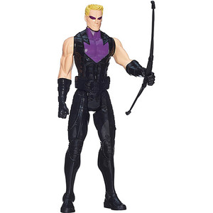 1069115009611 - HASBRO MARVEL AVENGERS ASSEMBLE TITAN HERO SERIES GAVIÃO ARQUEIRO