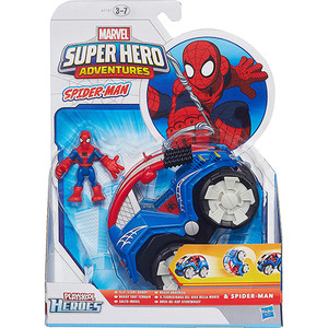 1069115800614 - HASBRO MARVEL SUPER HERO ADVENTURES PLAYSKOOL HEROES HOMEM ARANHA COM BUGGY