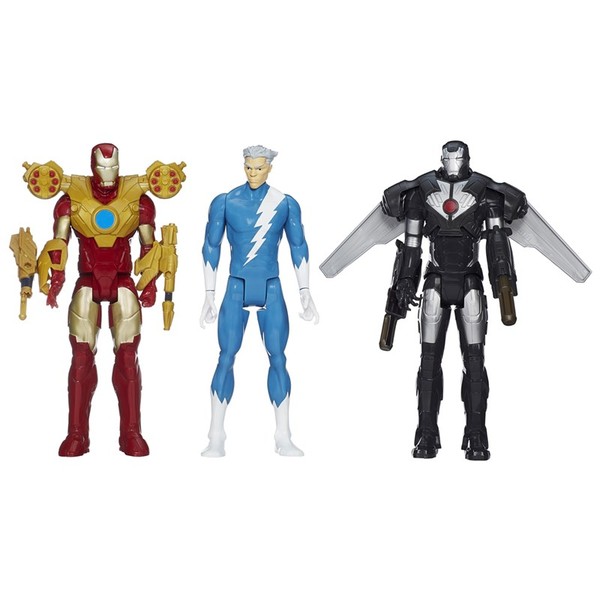 0630509324569 - HASBRO MARVEL TITAN HERO SERIES HOMEM DE FERRO, MERCÚRIO E MÁQUINA DE GUERRA