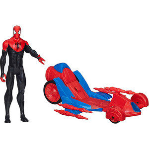 5010994824693 - HASBRO MARVEL ULTIMATE HOMEM ARANHA TITAN HERO SERIES HOMEM ARANHA COM TURBO RACER