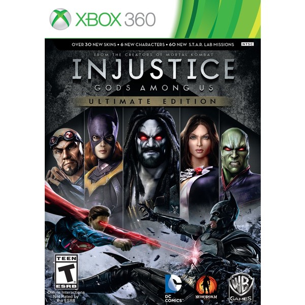 7892110158220 - GAME INJUSTICE - GODS AMOUNG US ULTIMATE EDITION - XBOX 360