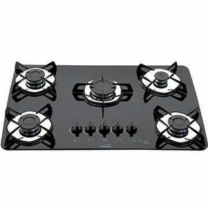 7896728406445 - LUMINER CRISTAL PLUS COOKTOP 5 BOCAS PRETO