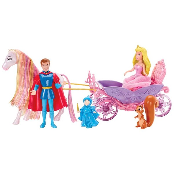 1069103333490 - MATTEL DISNEY PRINCESAS ERA UMA VEZ CARRUAGEM BELA ADORMECIDA