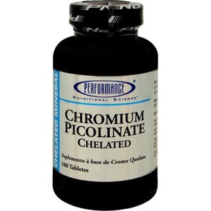 7898315583997 - NUTRICIONAL PERFORMANCE NUTRITION CHROMIUM PICOLINATE CHELATED POTE 100 TABLETES