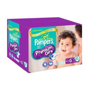 7506295337539 - PAMPERS PREMIUM CARE G 80 UNIDADES