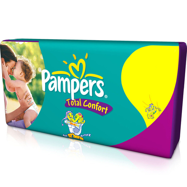 7506195198933 - PAMPERS TOTAL CONFORT G DESCARTÁVEL 126 UNIDADES